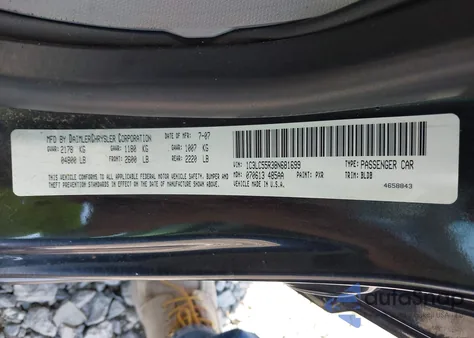 2008 Chrysler Sebring Touring из США, поврежденный, VIN 1C3LC55R38N681699